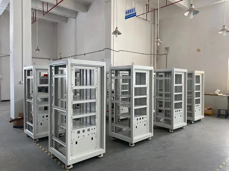 Dongji custom OEM smart vending machine with branded touchscreen display and custom color finish for B2B client