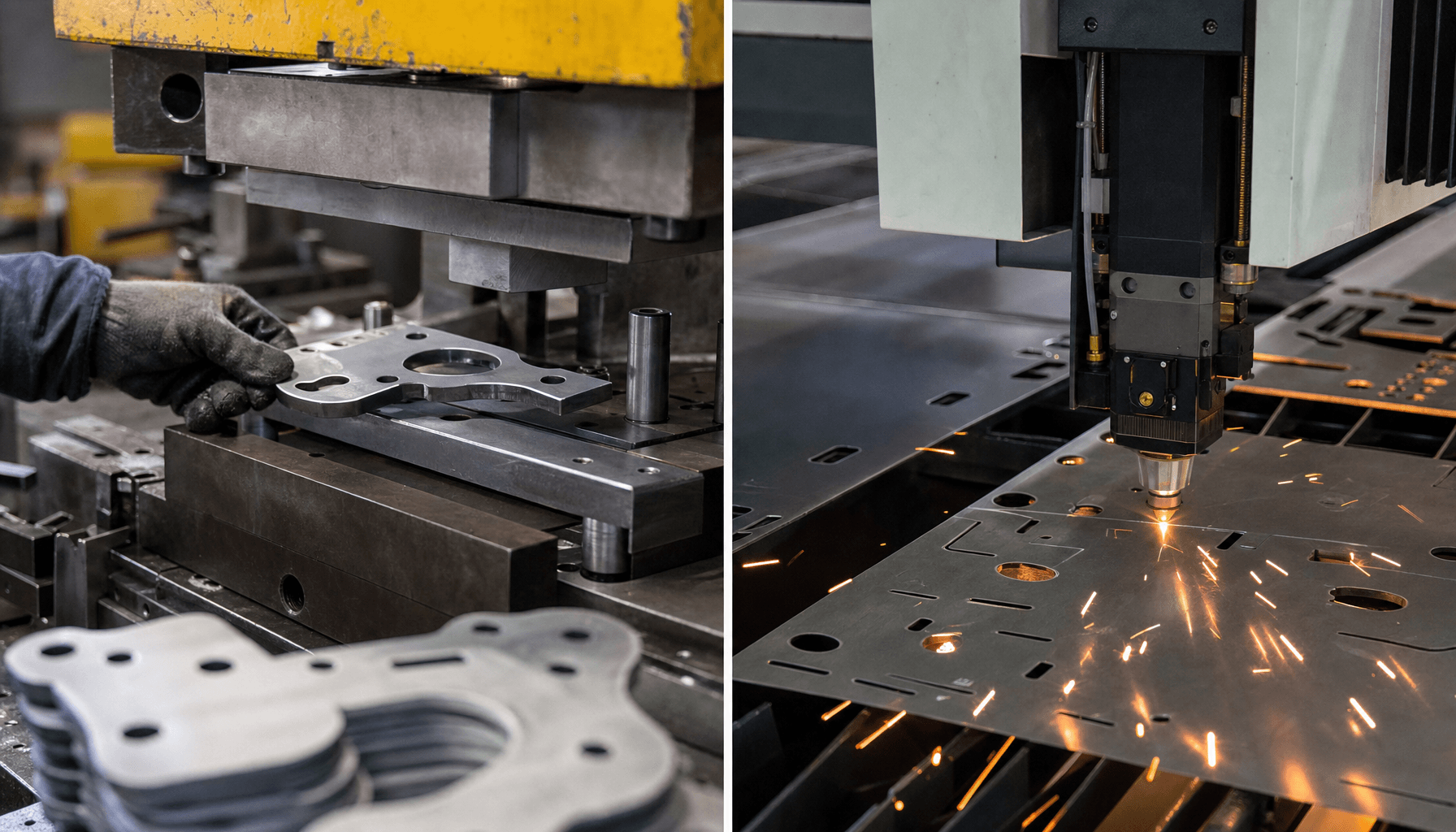Choosing Between Stamping and Laser Cutting