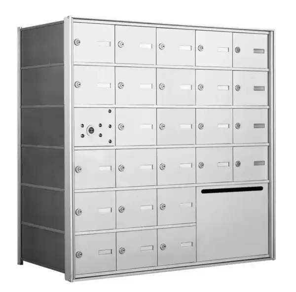 Buzón Inteligente DONGJI 4B de Aluminio y Acero Inoxidable para Nuevos Desarrollos Inmobiliarios
