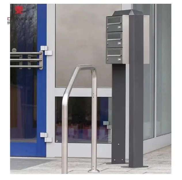 OEM Waterproof Stainless Steel Wall Mounted Office Mailbox with Security Lock - Image 2