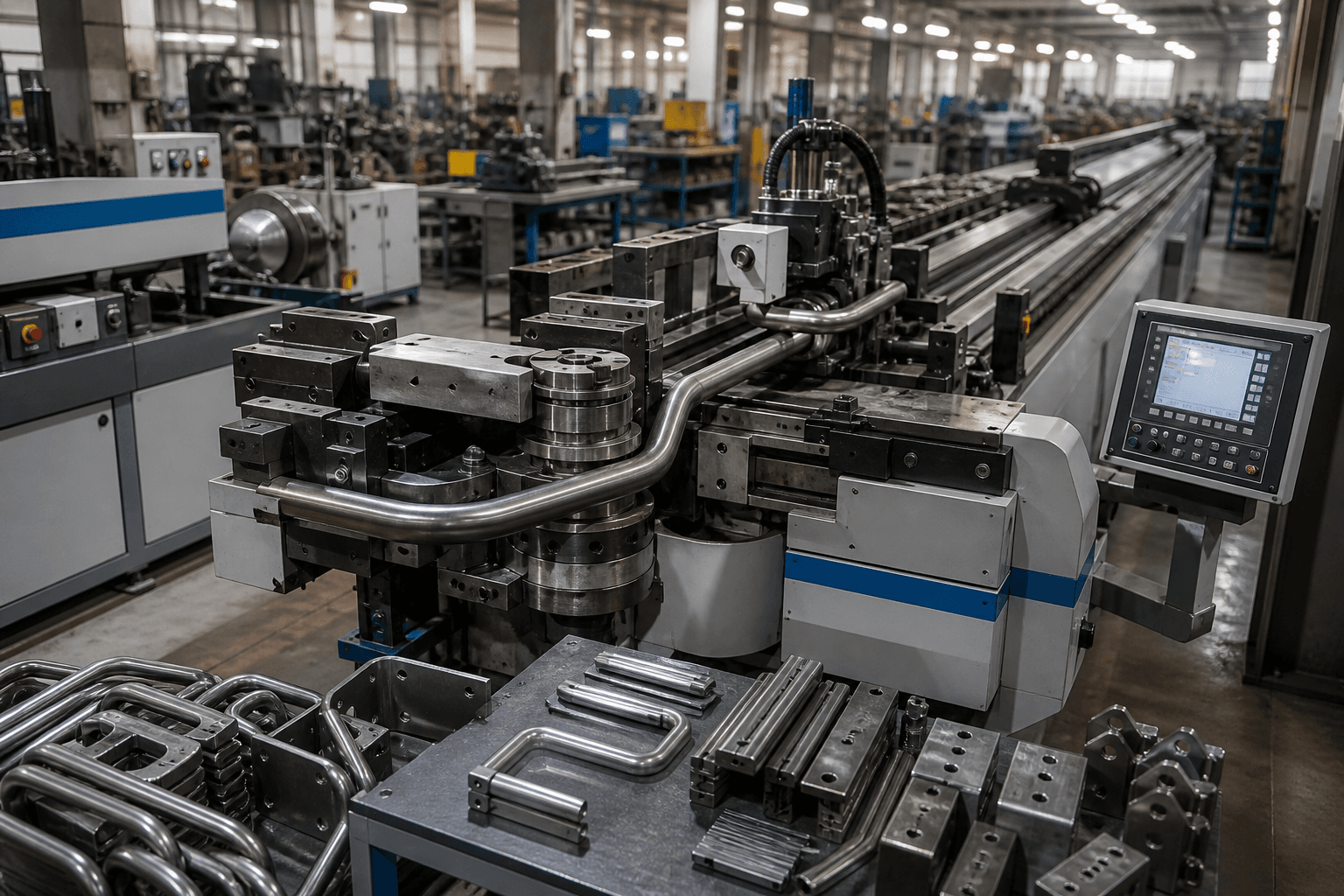 Componentes de Dobladora de Tubo CNC de Precisión Formada con Controles Electrónicos