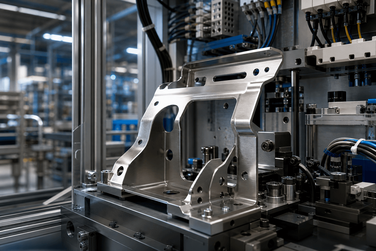 Fabricación personalizada de chapa de acero inoxidable y carbono CNC para sistemas integrados
