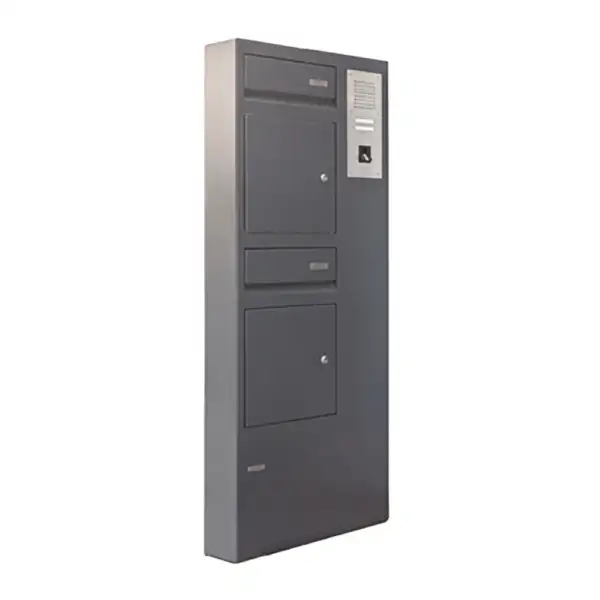 Weatherproof Wall-Mounted Mailbox with Powder-Coated Finish